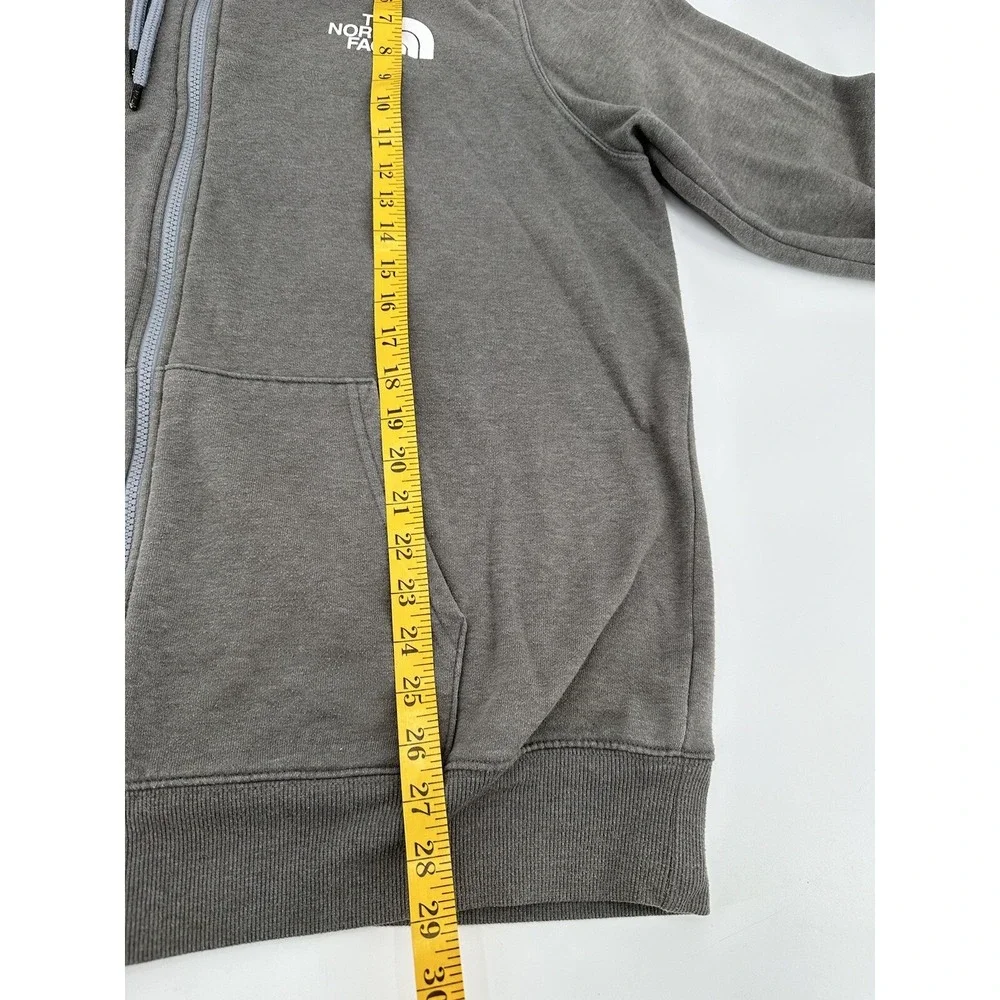 The North Face Sweatshirt Gray Hooded Full Zip Sweater‎ Men's Size XL